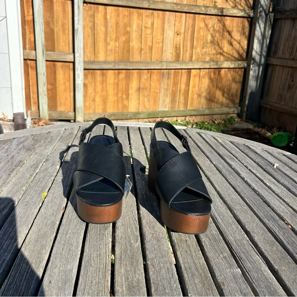 Women's Naomi Wood Wedge Heels with Memory Foam Insole -Universal Thread size 11